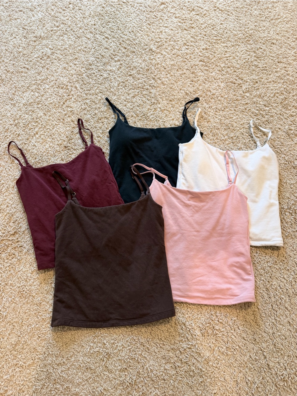 5-Pack Abercrombie Bra-free seamless 90s cami